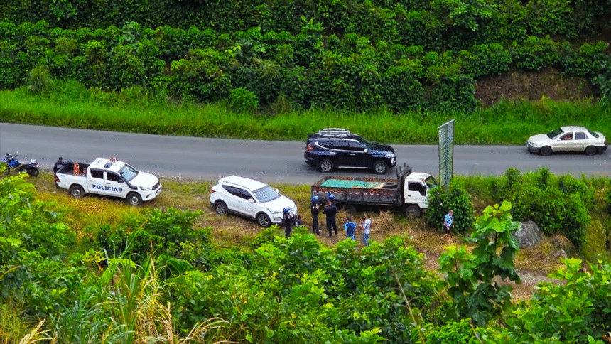 Operativo policial en Juan Viñas por robo de combustible en Cartago.
