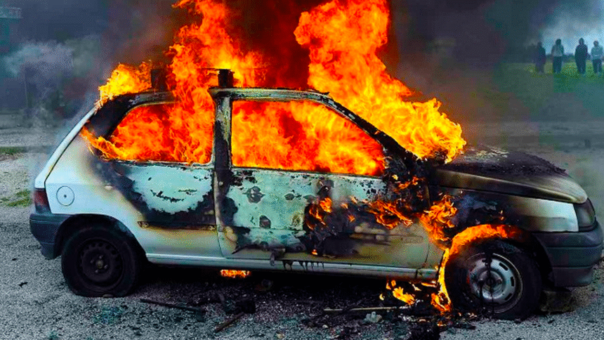 incendios en vehículos