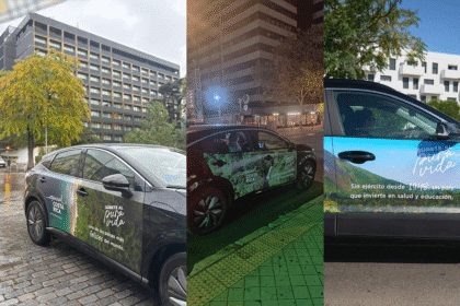 taxis eléctricos promueven Costa Rica con biodiversidad en Madrid