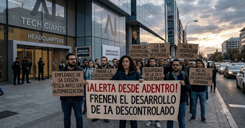 Empleados IA exigen frenar desarrollo automatizado urgente