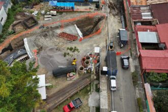 Canalización fluvial en Gravilias de Desamparados