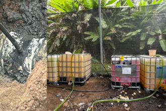 Personal del OIJ y Recope participa en un operativo contra el robo de combustible en Río Blanco de Limón