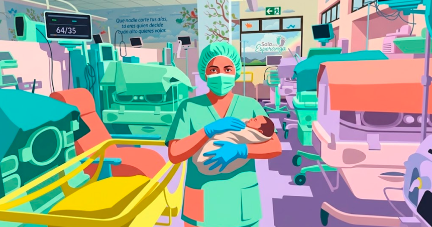 "Corazón a corazón": El emotivo Día de la Madre en Cuidados Intensivos del Hospital de las Mujeres