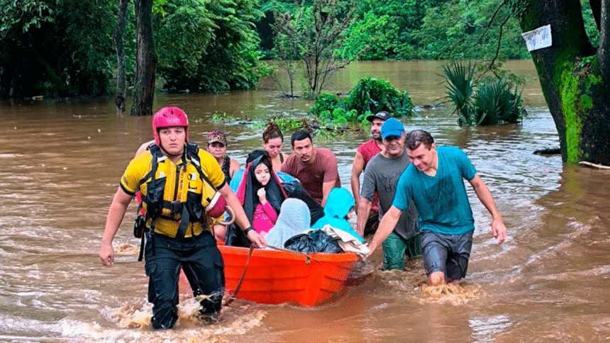 Lluvias en Santa Cruz provocan inundaciones y evacuaciones en Guanacaste