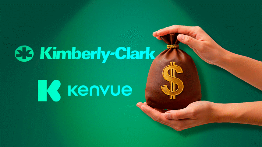 Edificio de Kimberly-Clark con logo de Kenvue – Kimberly-Clark compra Kenvue