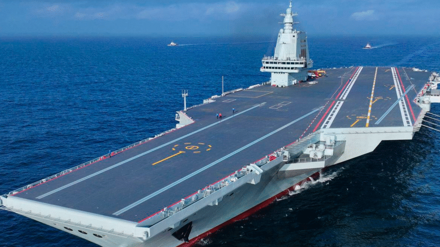 portaaviones Fujian China en servicio