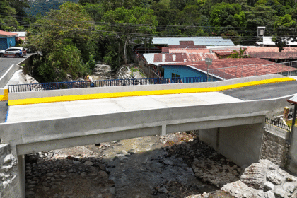Obra del puente Jorco en Acosta
