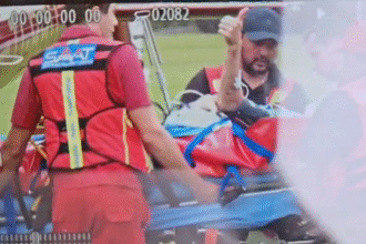 Accidente Eli Feinzaig sobre Ruta 1 en Palmares.