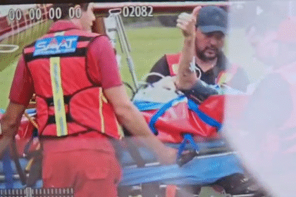 Accidente Eli Feinzaig sobre Ruta 1 en Palmares.