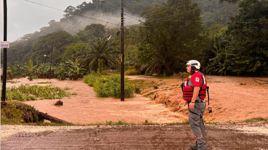 incidentes por inundación Costa Rica octubre 2025
