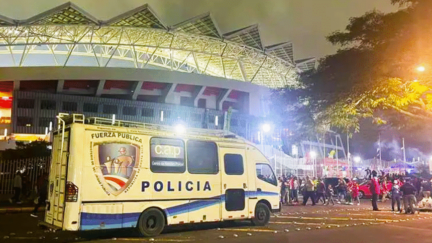 fuerza pública seguridad estadio nacional partido costa rica honduras