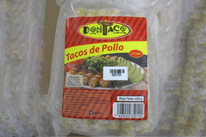 advertencia por Listeria en tacos de pollo