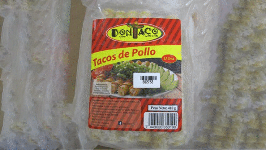 advertencia por Listeria en tacos de pollo