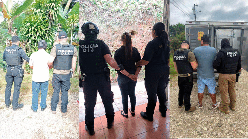 Imagen de estafas en Pérez Zeledón con allanamientos OIJ