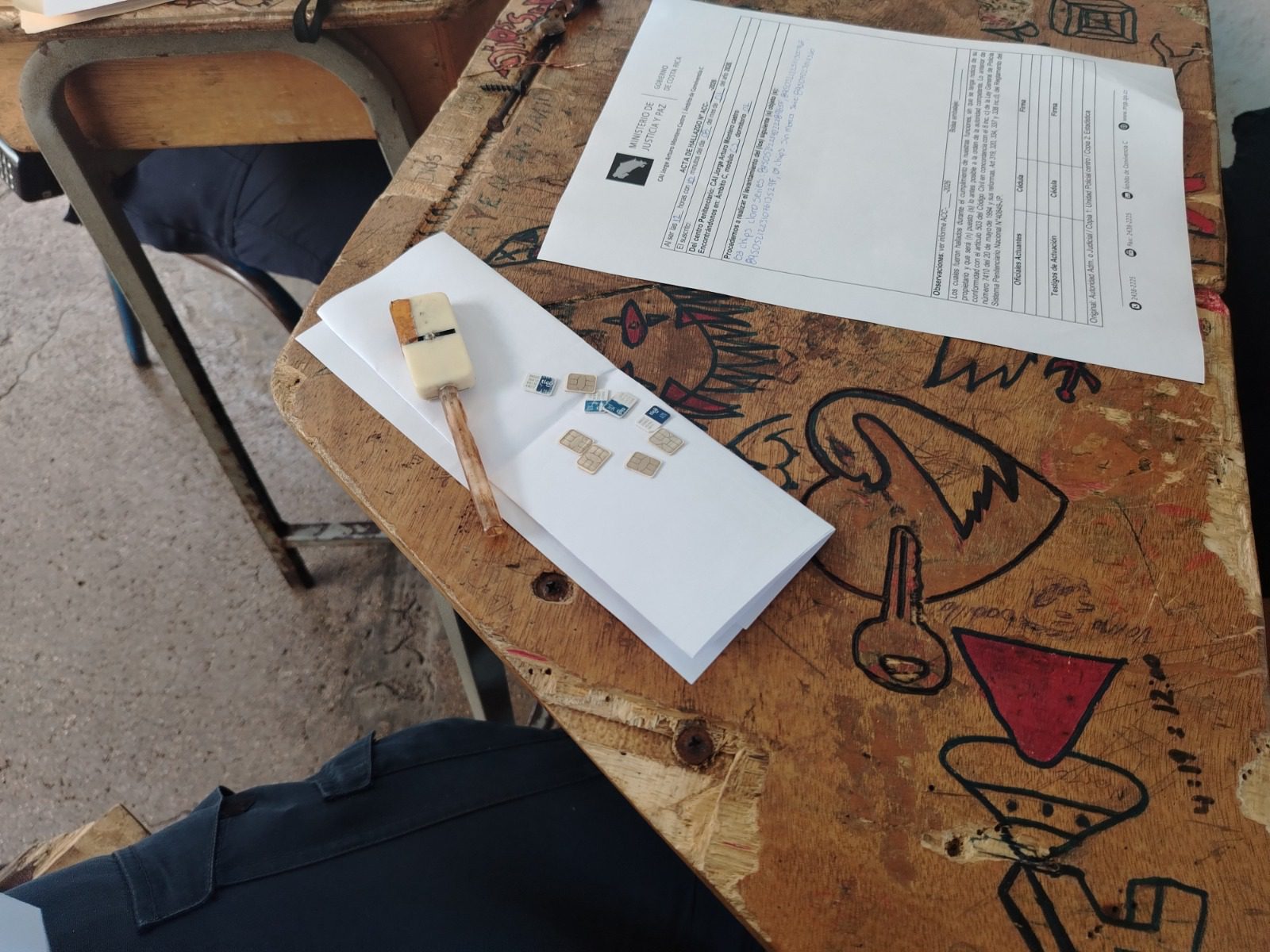 decomisan paquetes lanzados por drones en la cárcel