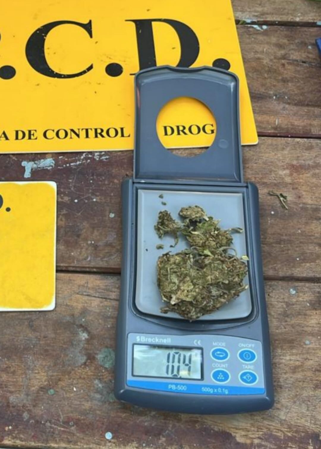 PCD durante un operativo